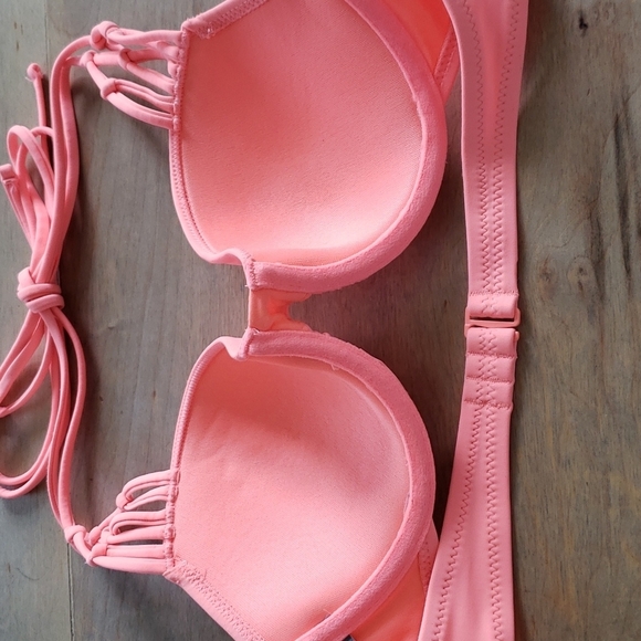 AERIE BIKINI TOP SZ 34B WITH BRAIDED STRAPS - Picture 5 of 8